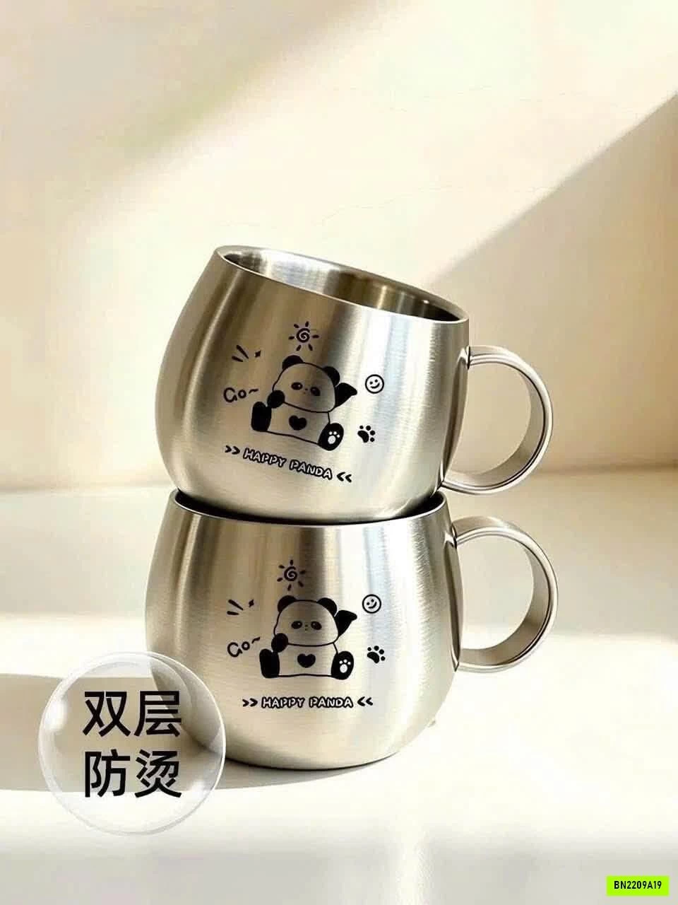 SÉT 2 CỐC INOX CHO BÉ