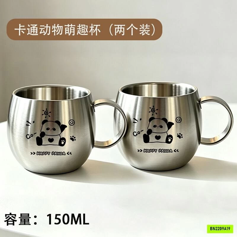 SÉT 2 CỐC INOX CHO BÉ
