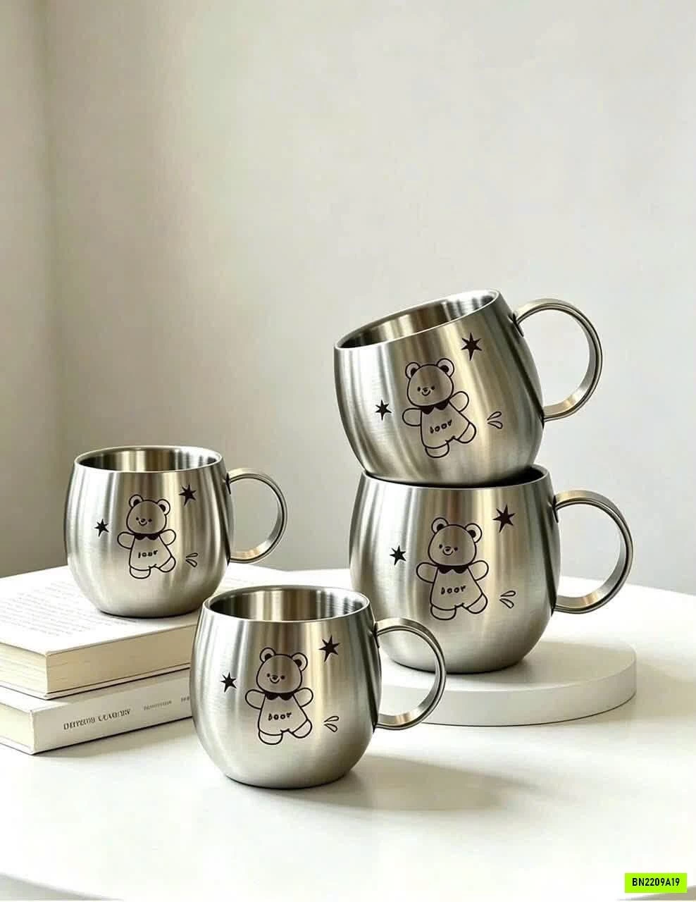 SÉT 2 CỐC INOX CHO BÉ