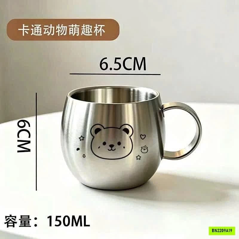 SÉT 2 CỐC INOX CHO BÉ