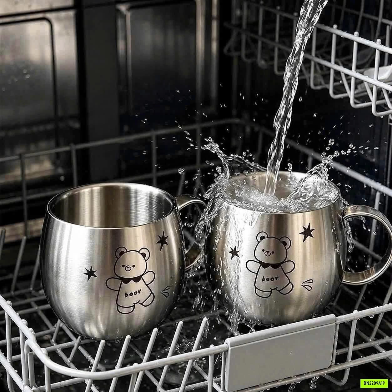 SÉT 2 CỐC INOX CHO BÉ