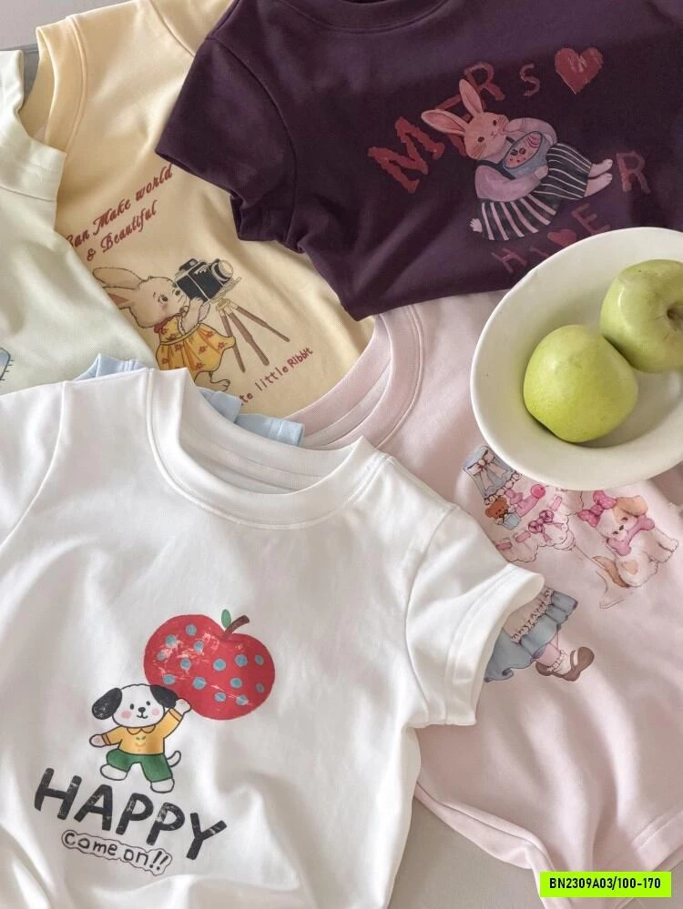 ÁO THUN DÁNG CROPTOP 6 MẪU AMBB