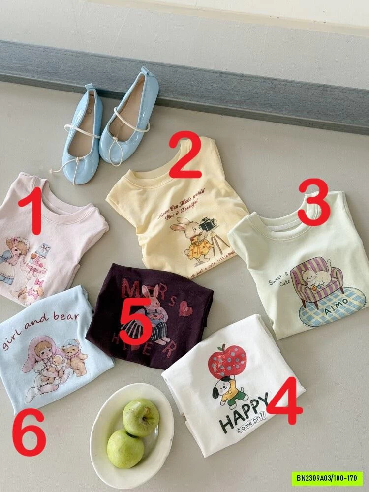 ÁO THUN DÁNG CROPTOP 6 MẪU AMBB