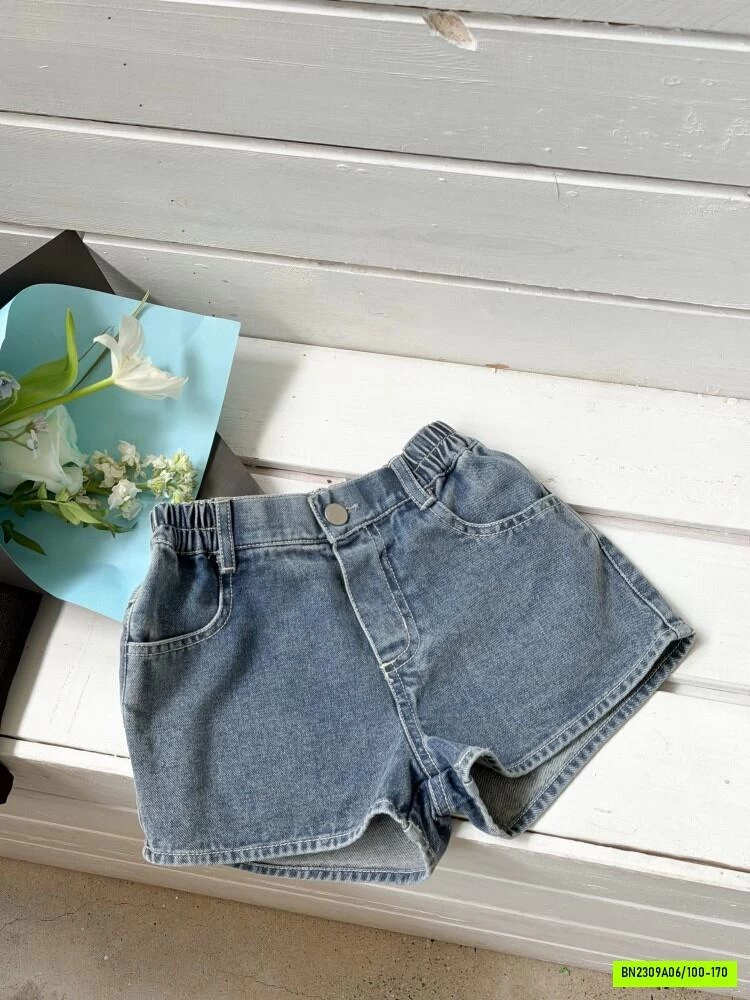 SHORT JEANS TÚI TRÁI TYM 26C204 AMBB