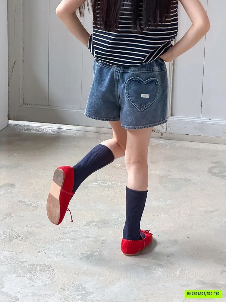 SHORT JEANS TÚI TRÁI TYM 26C204 AMBB