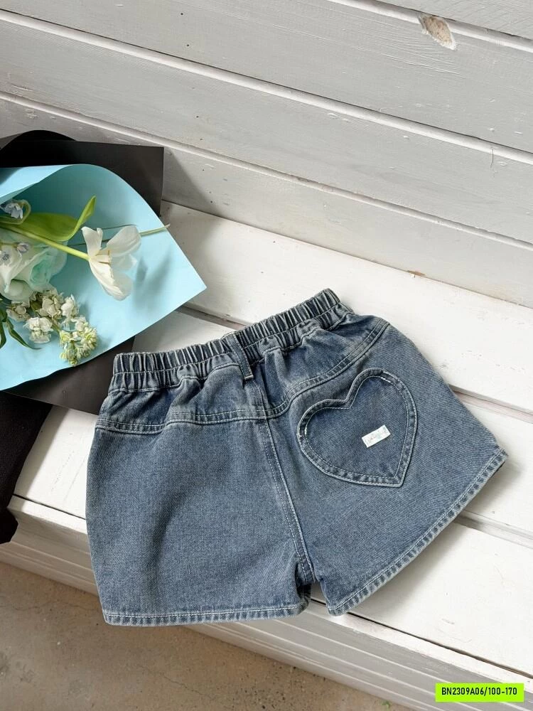 SHORT JEANS TÚI TRÁI TYM 26C204 AMBB