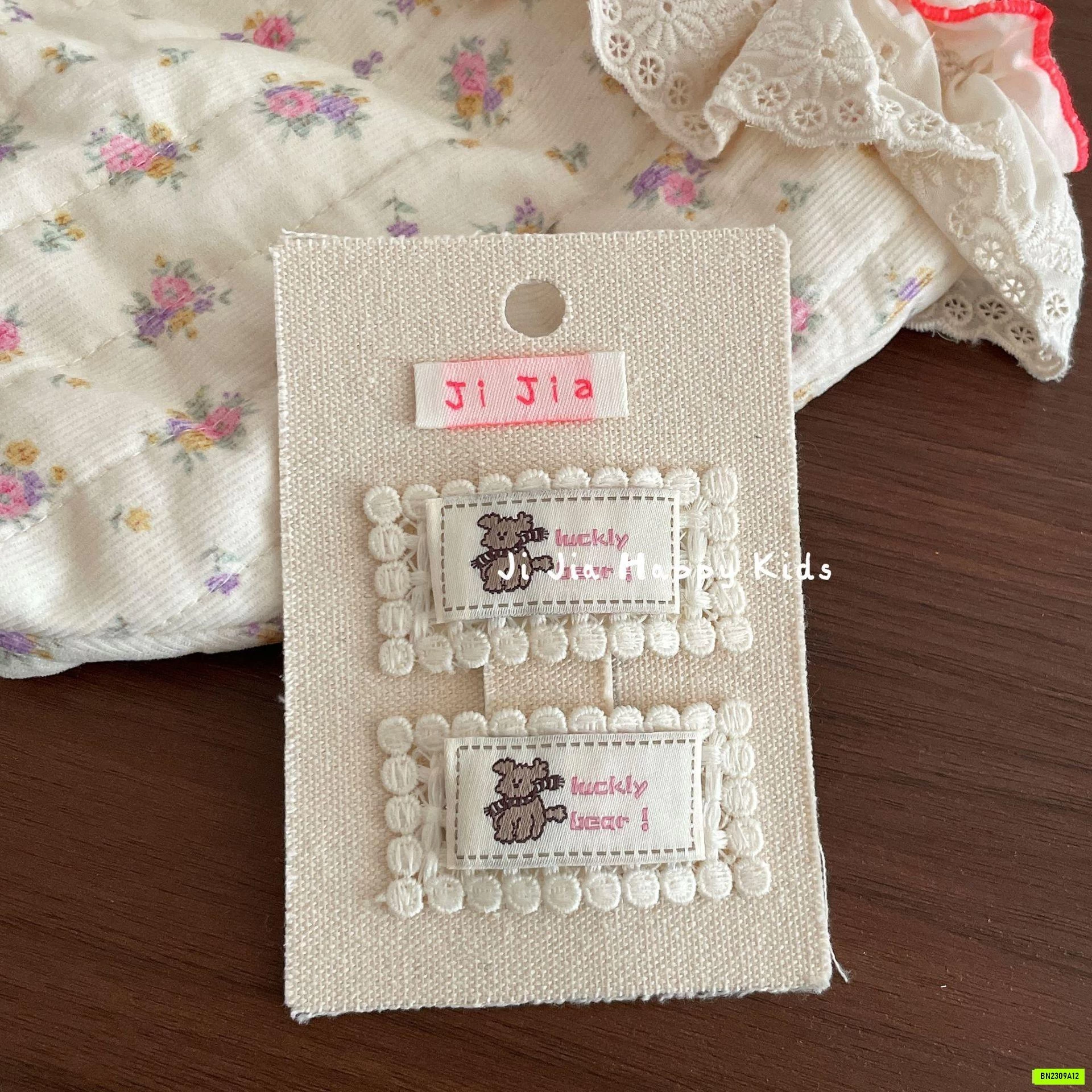 SÉT 2 KẸP TÓC VẢI TIỂU THƯ HÀN QUỐC