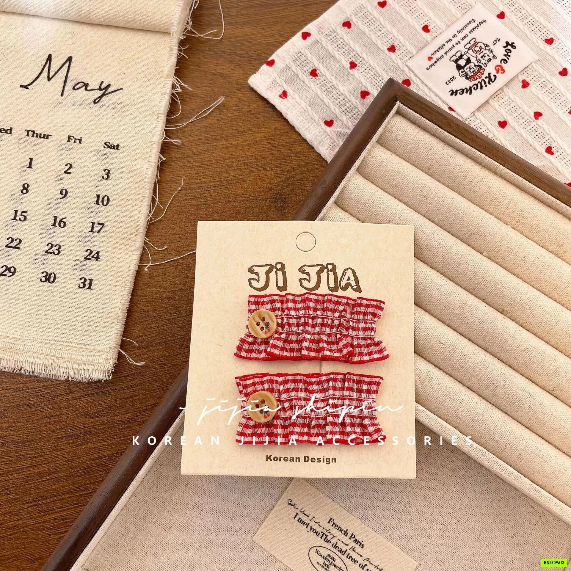 BÌA 2 KẸP TÓC HÀN QUỐC DỄ THƯƠNG