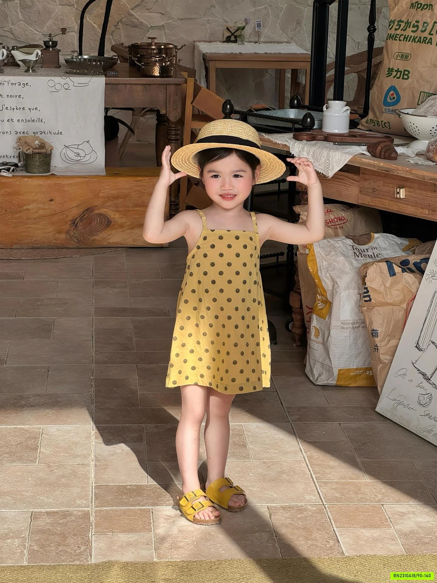 ĐẦM VÀNG 2S CHẤM BI
