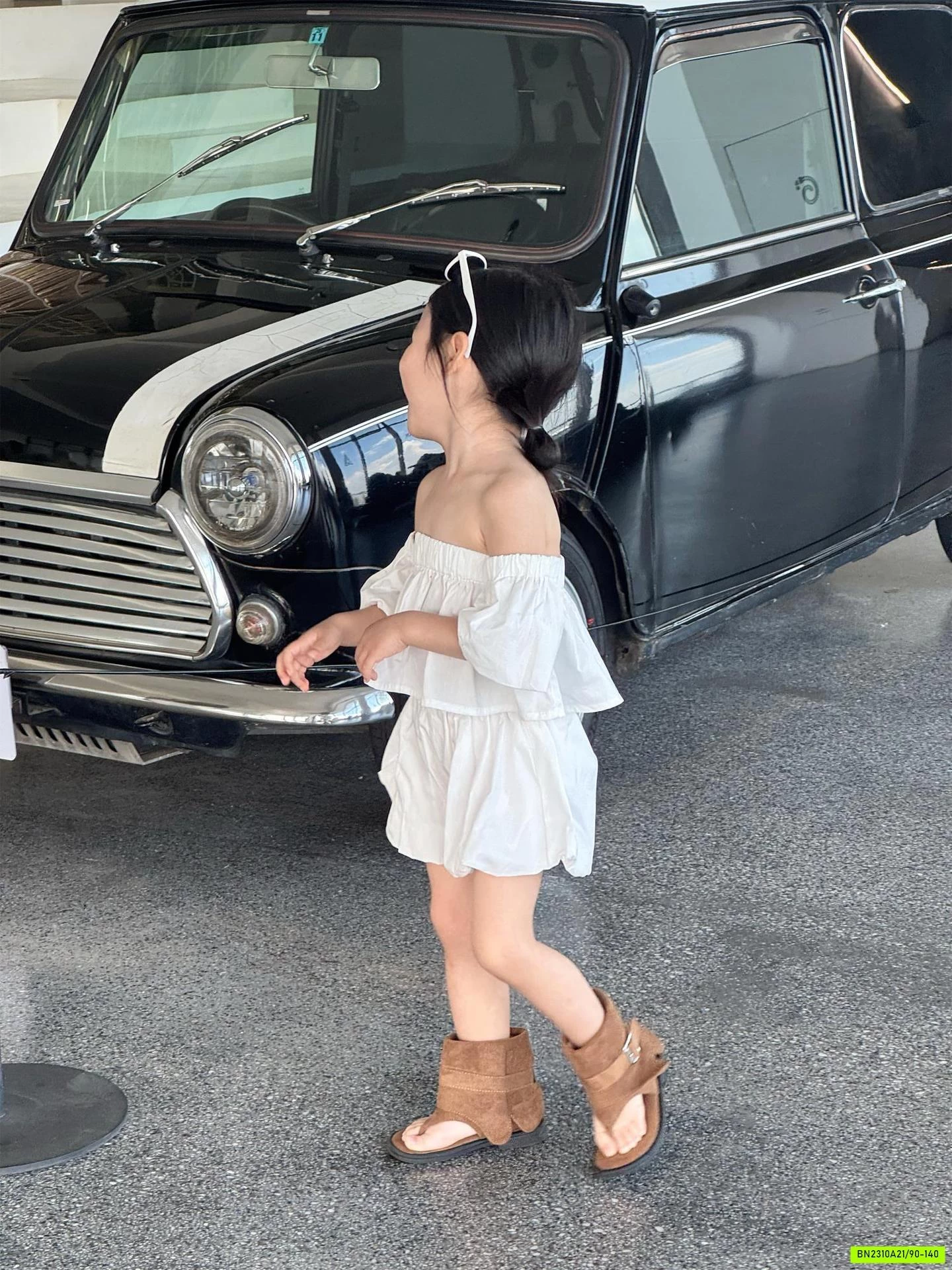 SÉT CROPTOP QUẦN BÍ TRỄ VAI