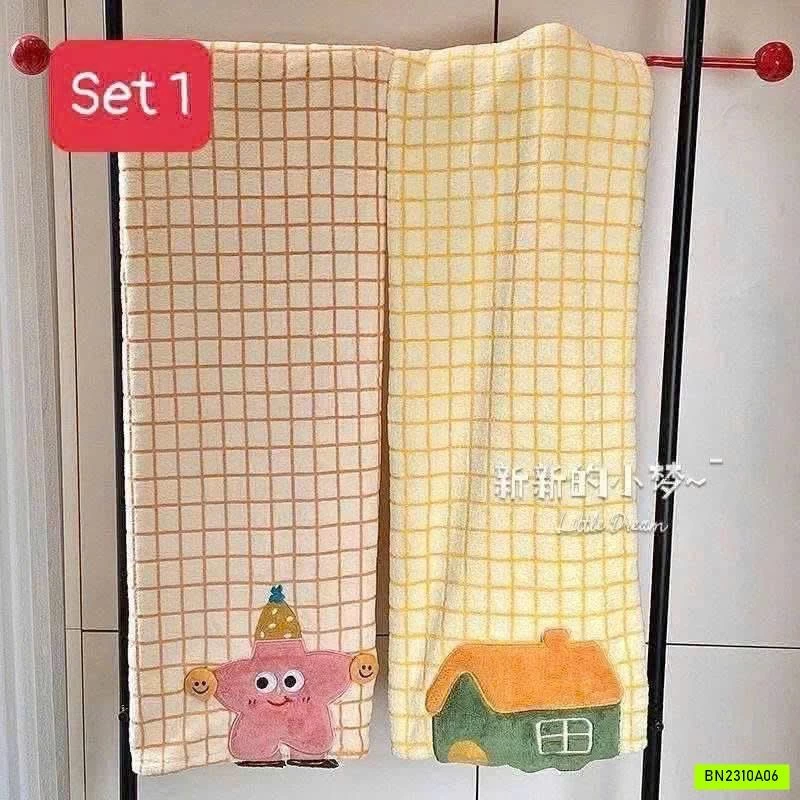 COMBO KHĂN TẮM DỄ THƯƠNG