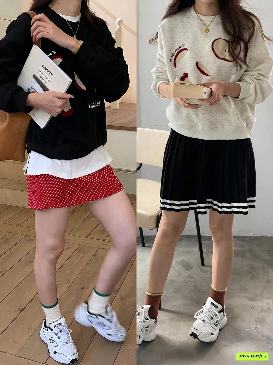 ÁO NỈ THÊU TÁO 3TH MORNING