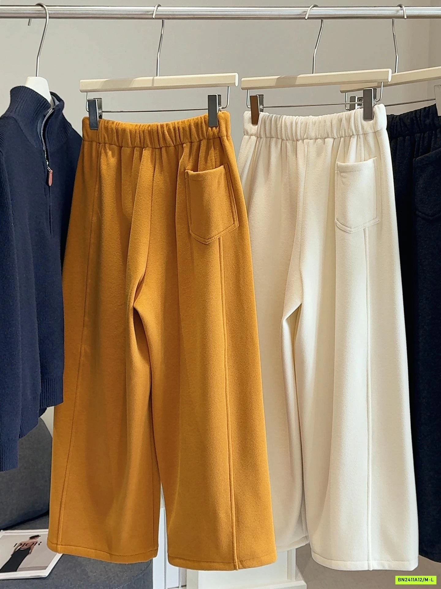 BAGGY NỈ GÂN TRƯỚC LÓT NHUNG