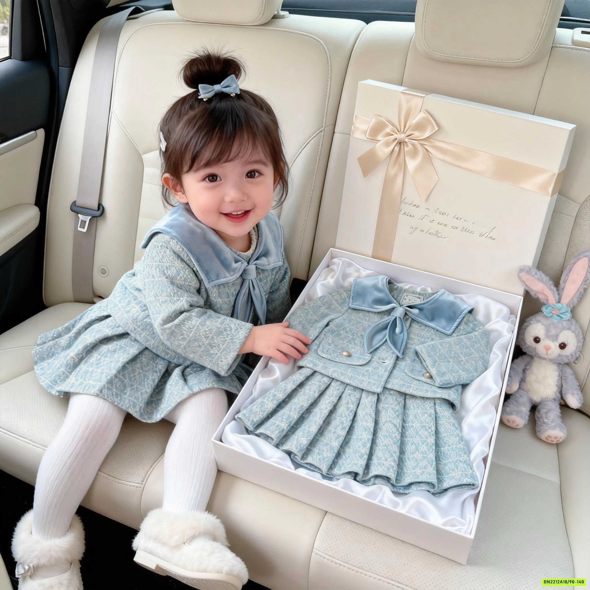 SÉT VÁY DẠ XANH XẾP LY THỦY THỦ