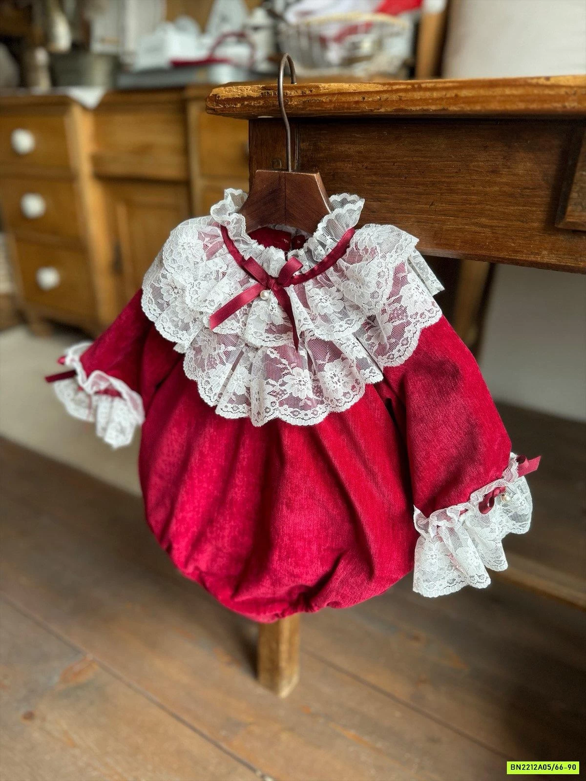 BODY NHUNG ĐỎ PHỐI REN TIỂU THƯ