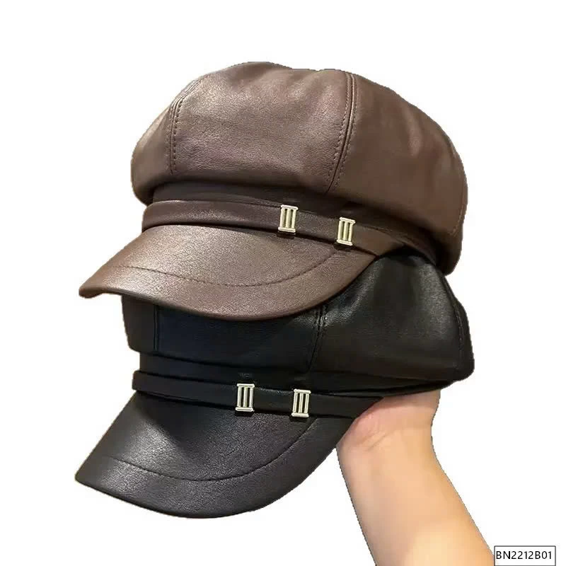 MŨ BERET DA FORM CỨNG