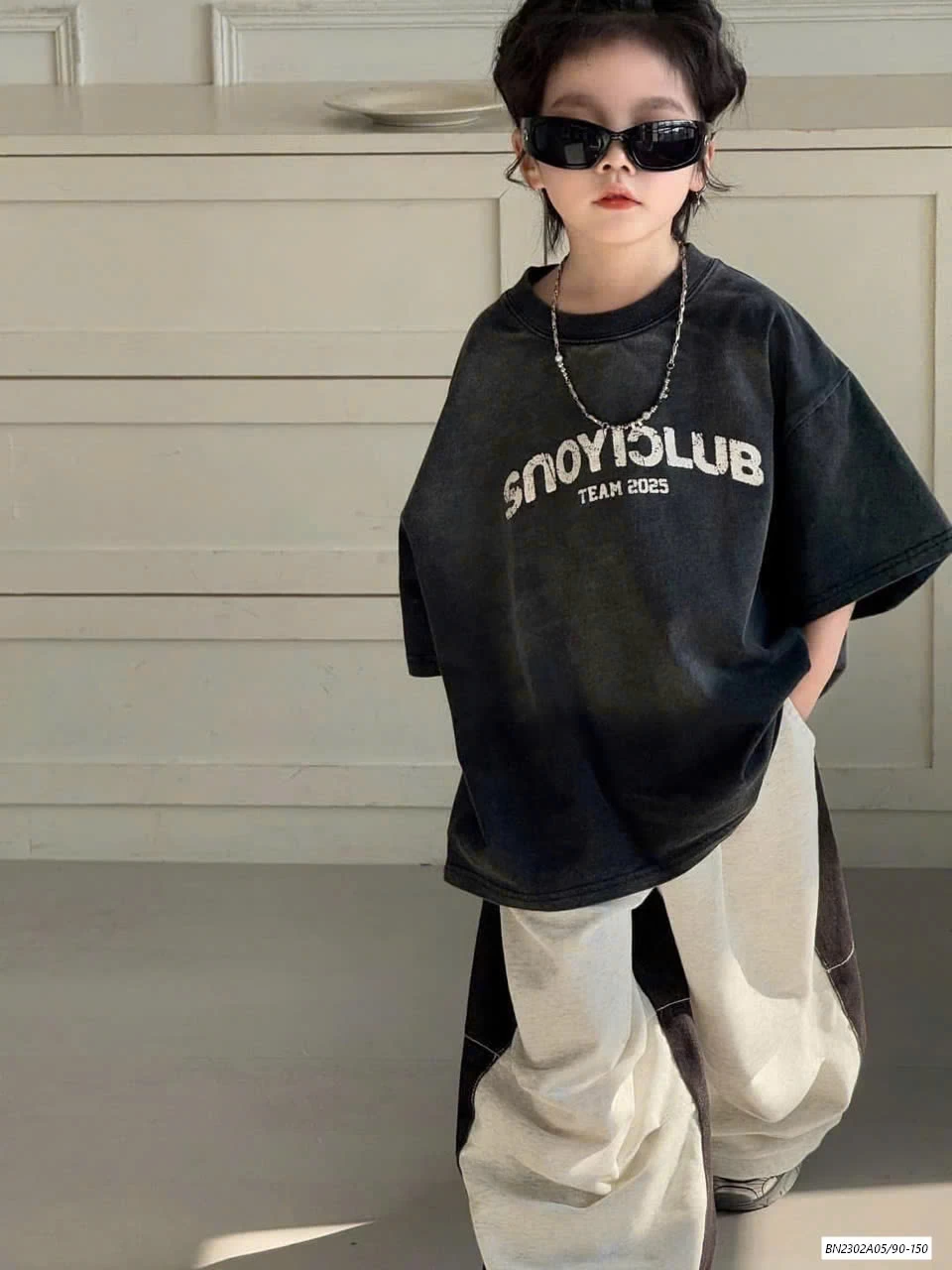 ÁO THUN LOANG IN CHỮ BT