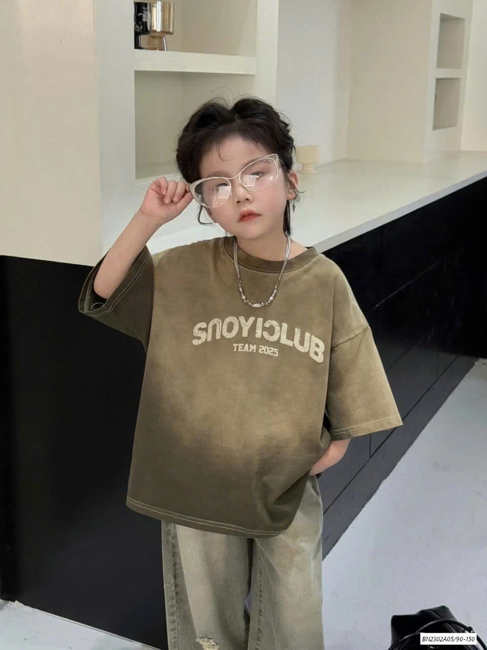 ÁO THUN LOANG IN CHỮ BT