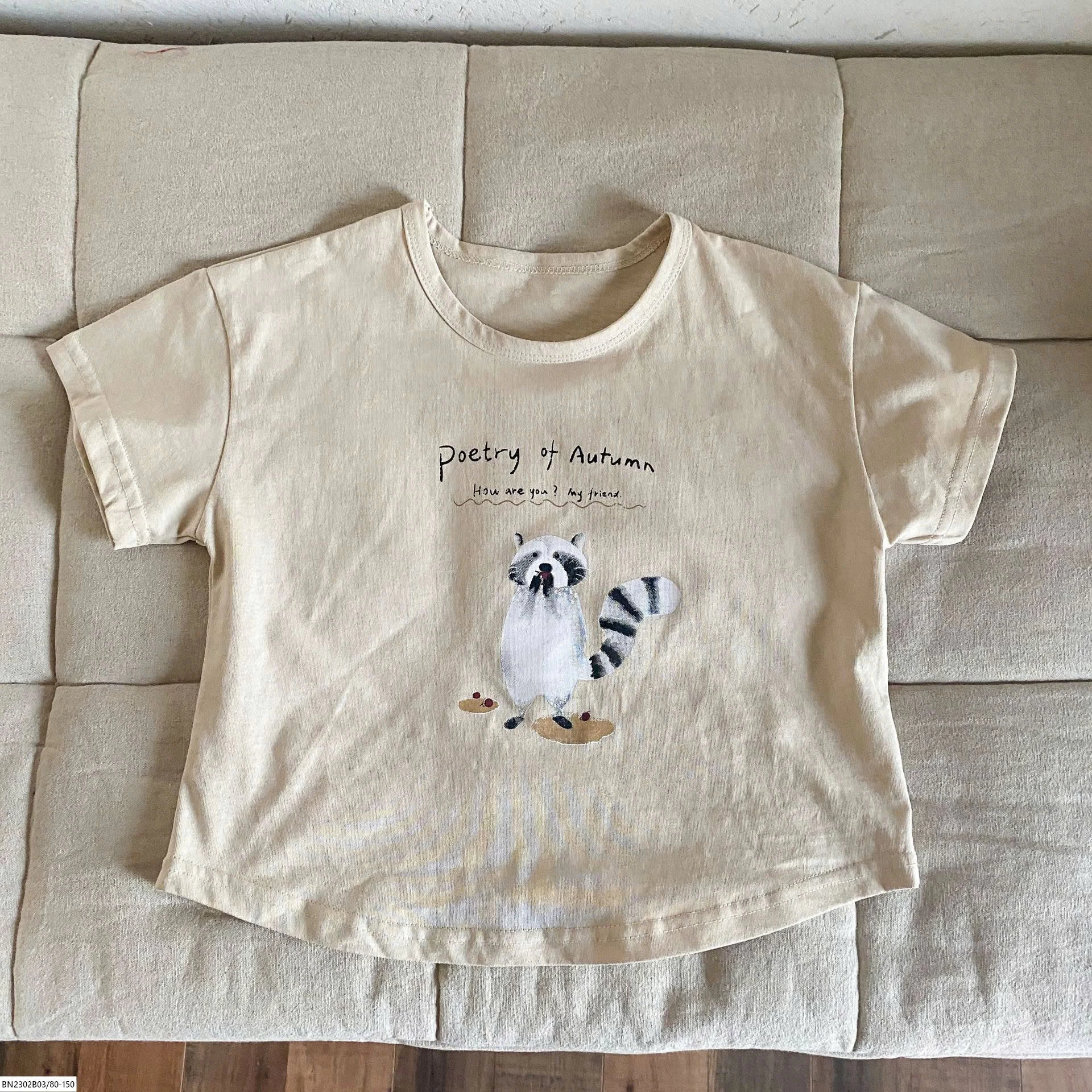 ÁO THUN HÈ HOẠT HÌNH BASIC