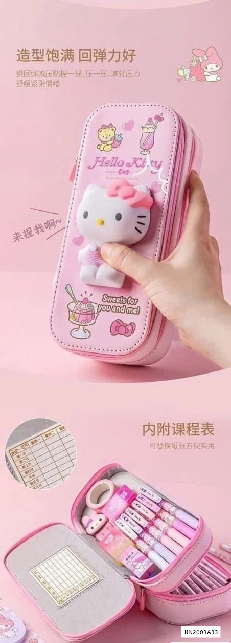 HỘP BÚT 3D 2 TẦNG