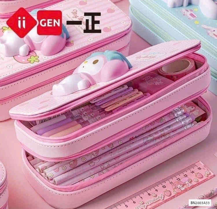 HỘP BÚT 3D 2 TẦNG