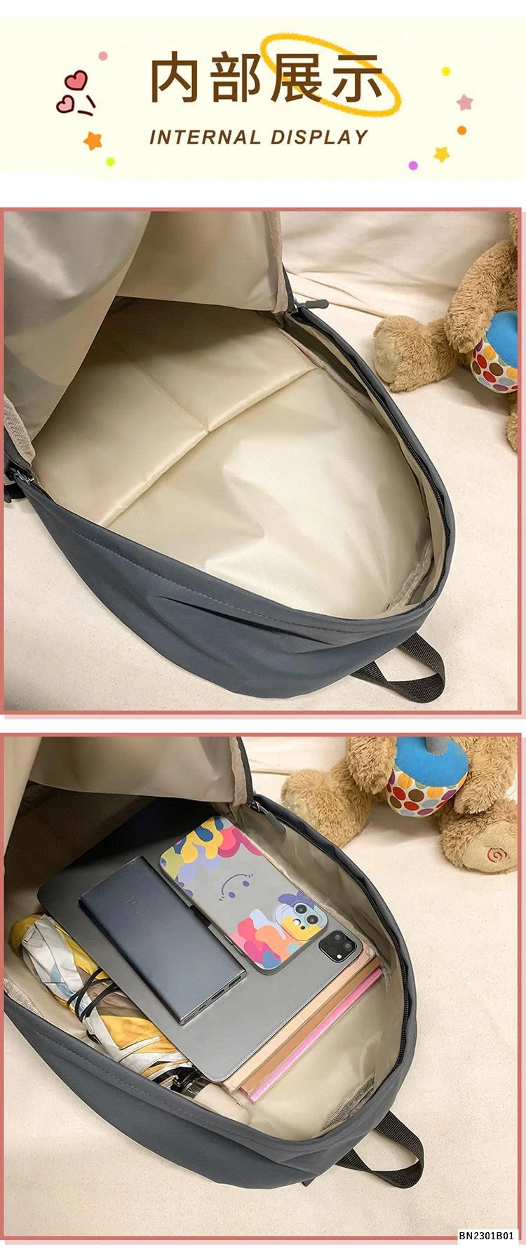 BALO VẢI DÙ TRUNG HỌC