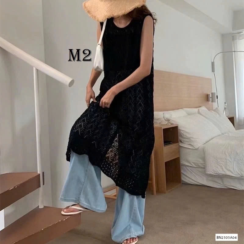 VÁY REN LƯỚI DÀI