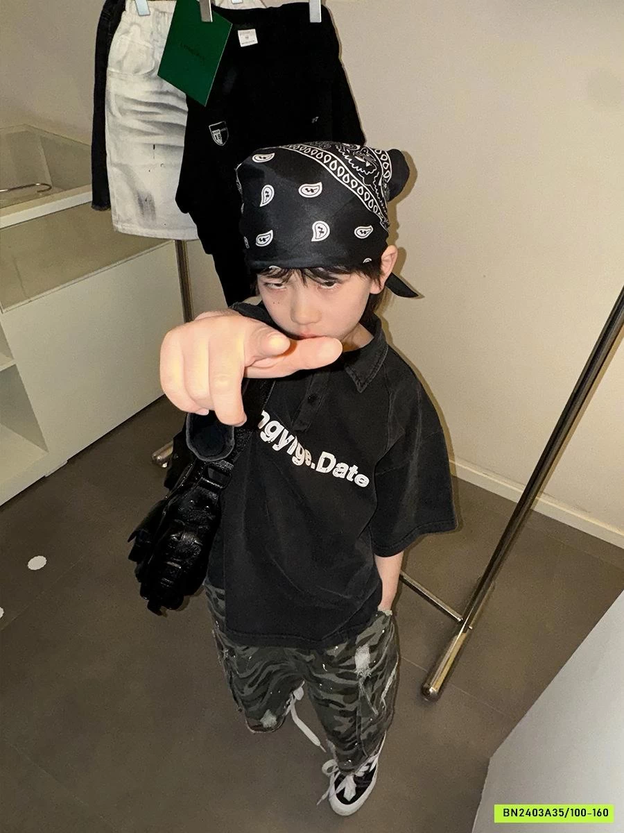 POLO ĐEN IN CHỮ BẠC MÀU CAO CẤP