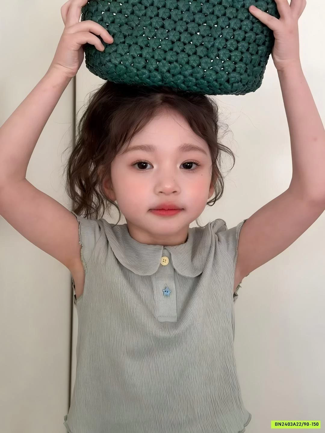 ÁO CỔ SEN MIX QUẦN VIỀN BÈO