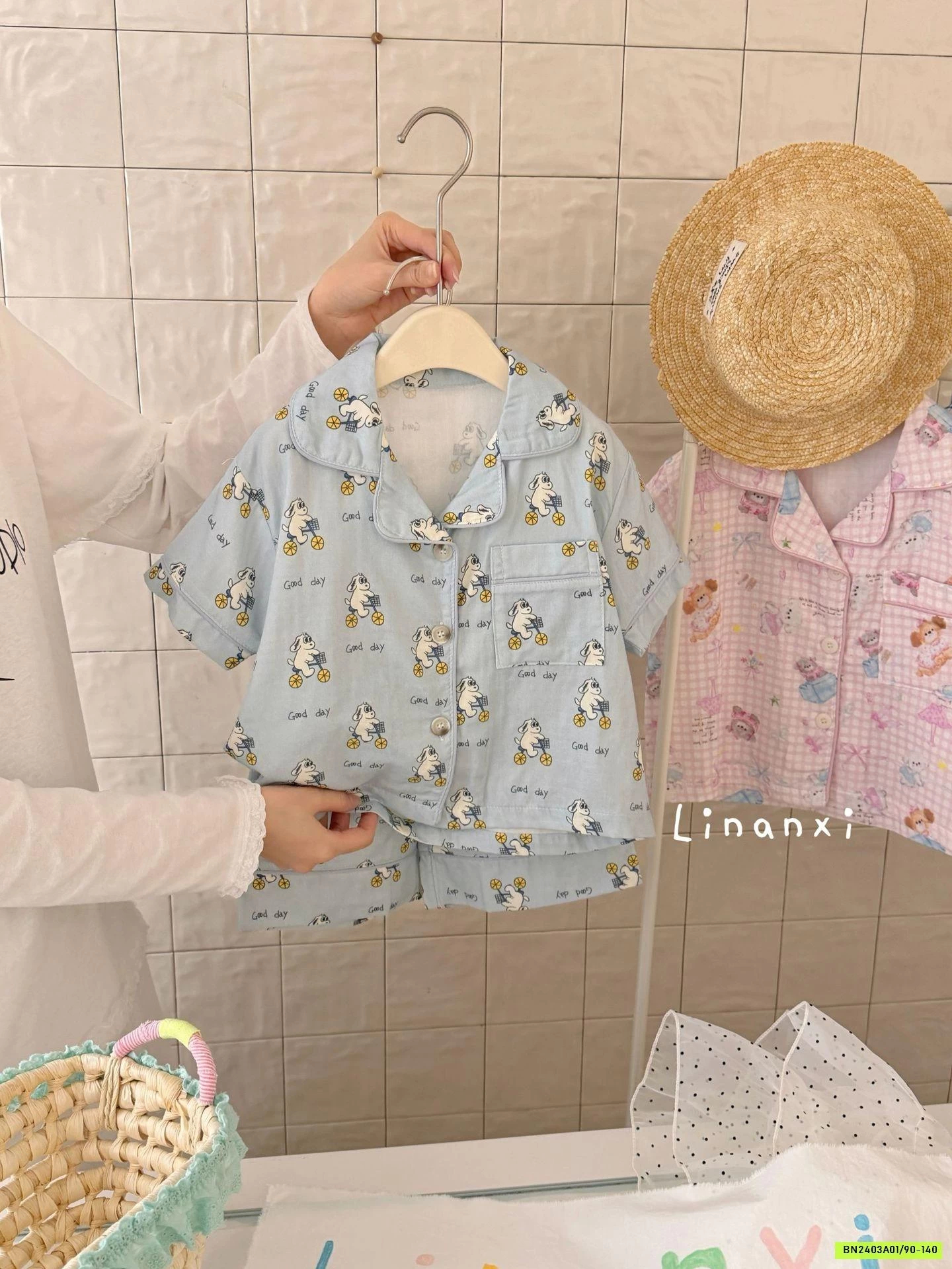 PIZAMA THÔ ĐŨI DỄ THƯƠNG LINANXI