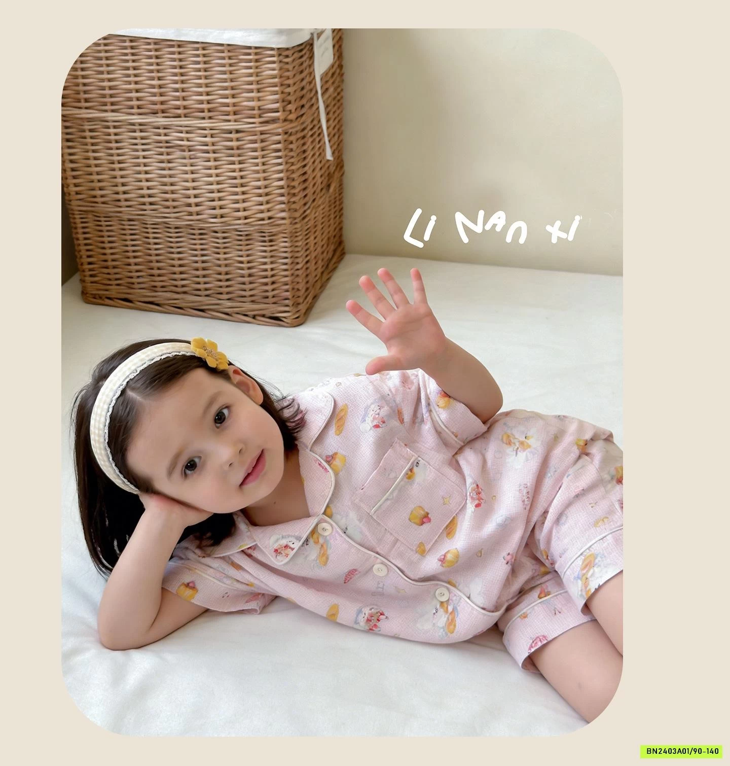 PIZAMA THÔ ĐŨI DỄ THƯƠNG LINANXI