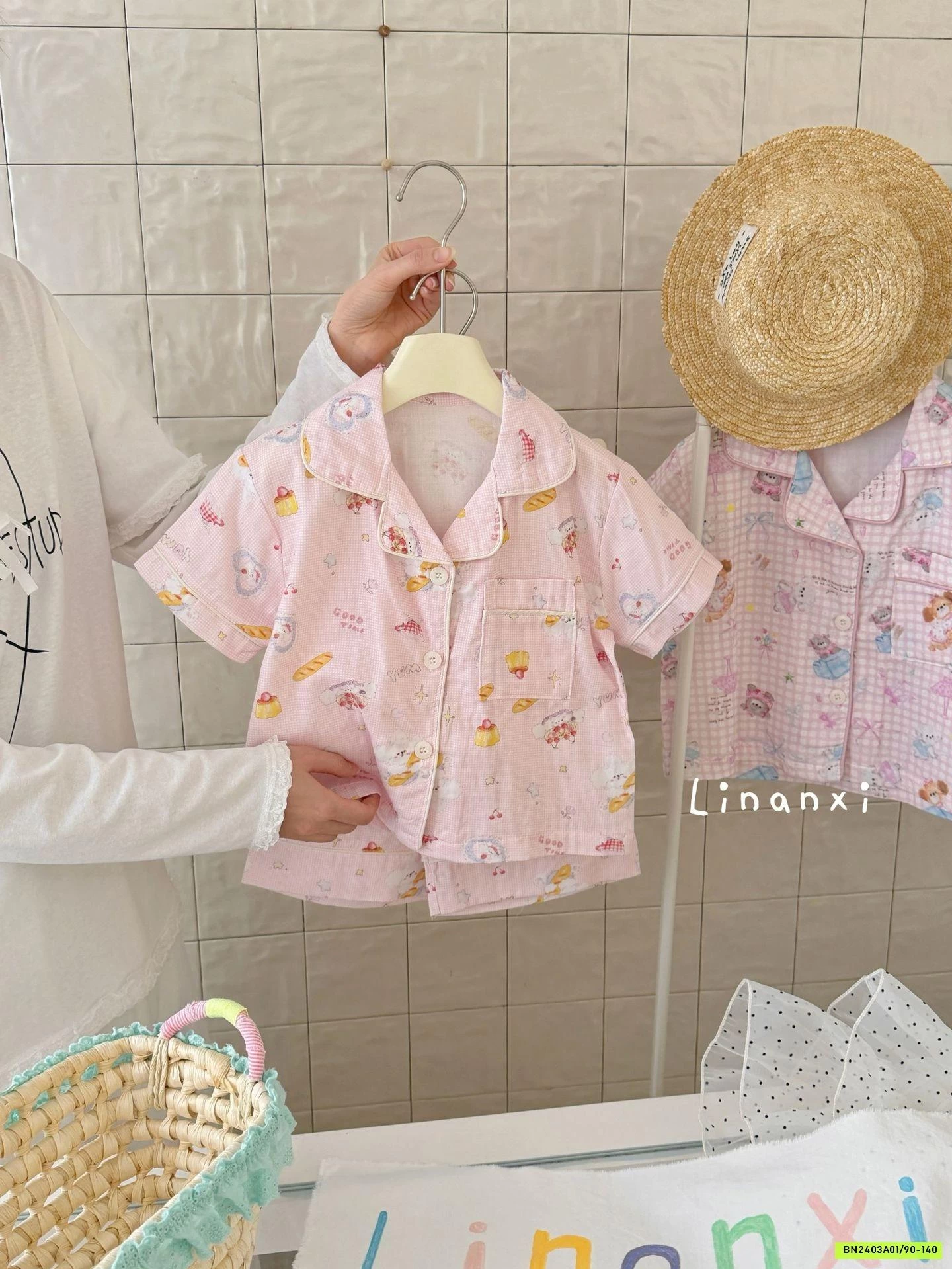 PIZAMA THÔ ĐŨI DỄ THƯƠNG LINANXI