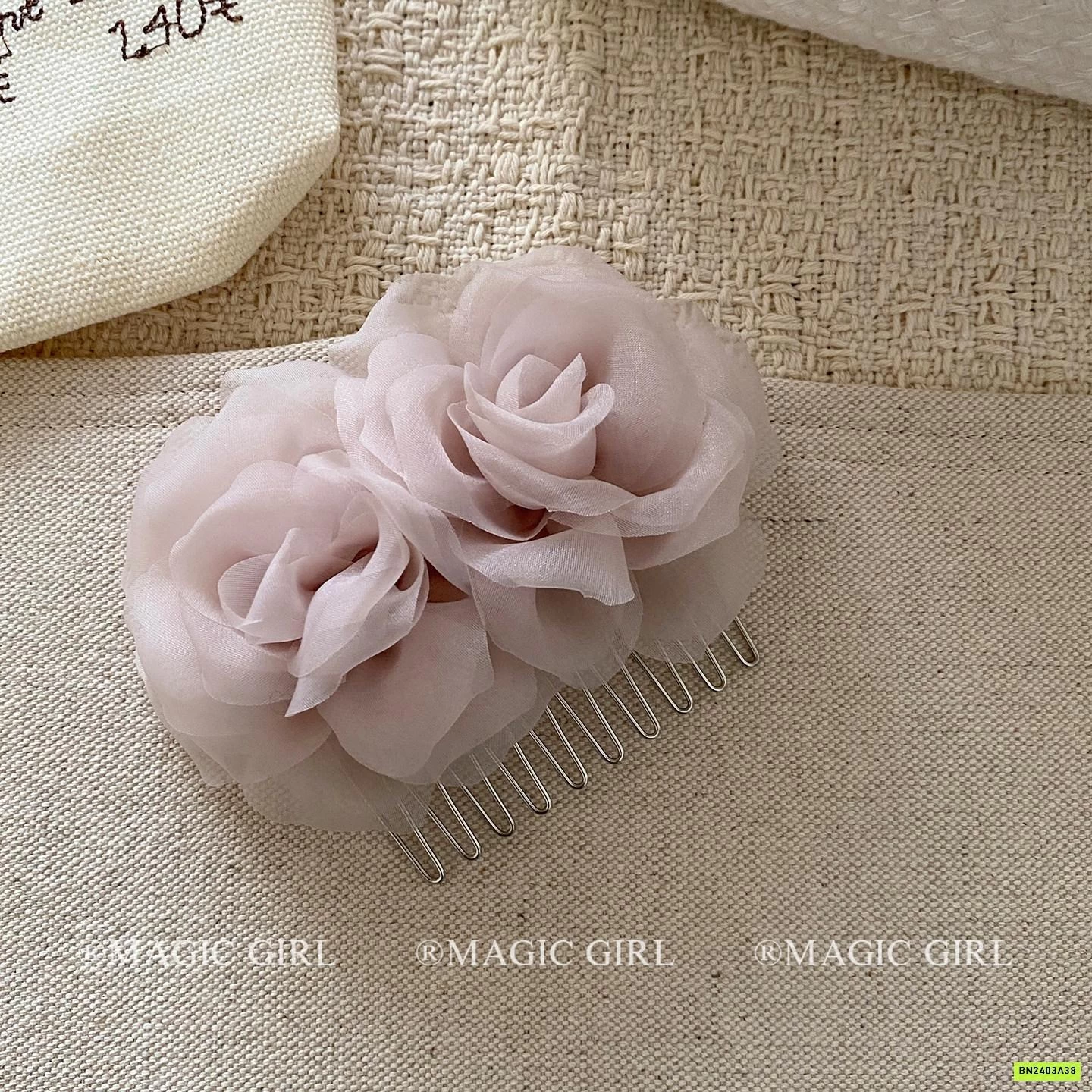 CÀI TÓC HOA HỒNG