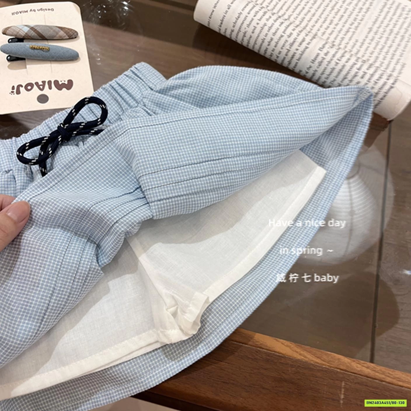 SÉT POLO MONTOGHI MIX QUẦN VÁY XANH TBABY