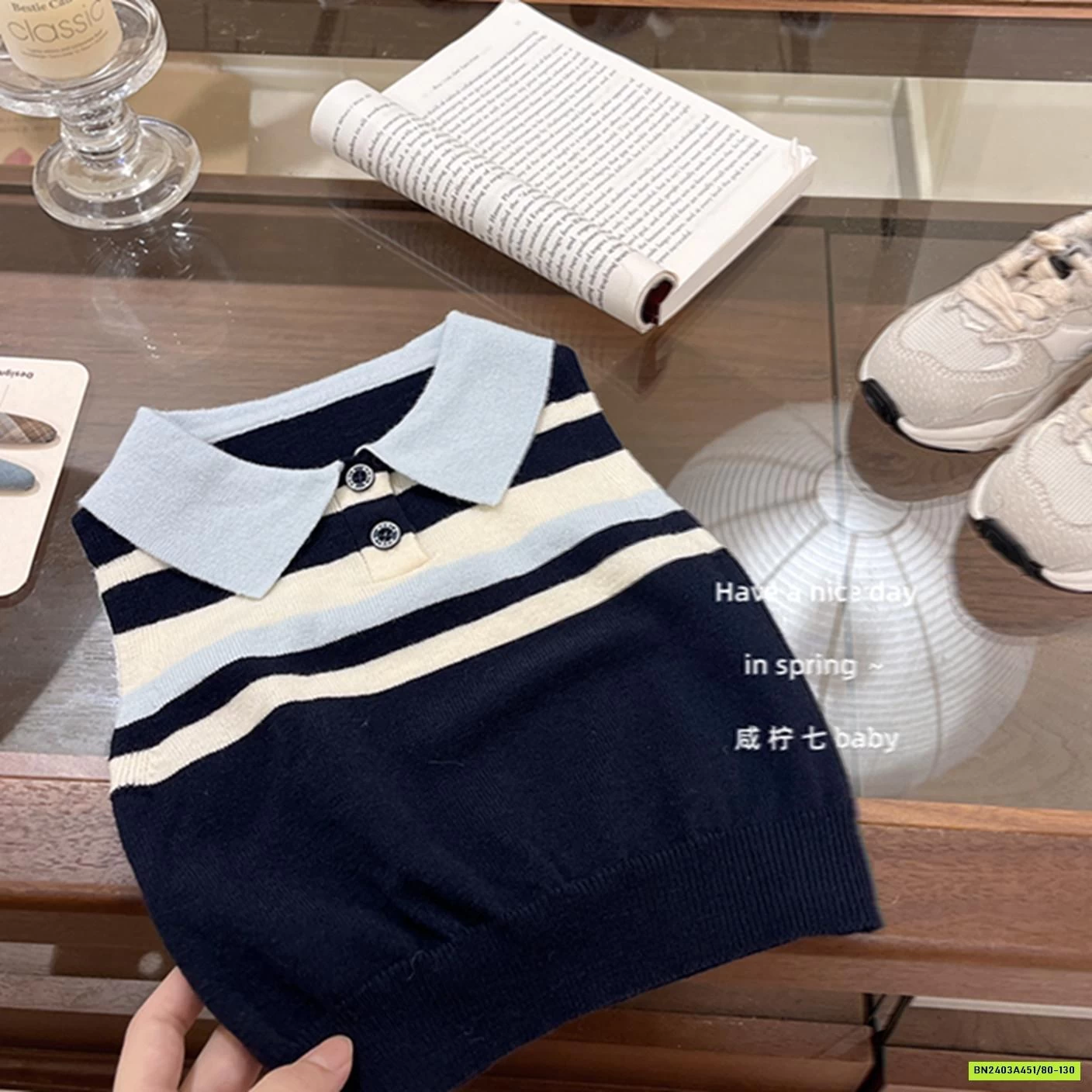 SÉT POLO MONTOGHI MIX QUẦN VÁY XANH TBABY