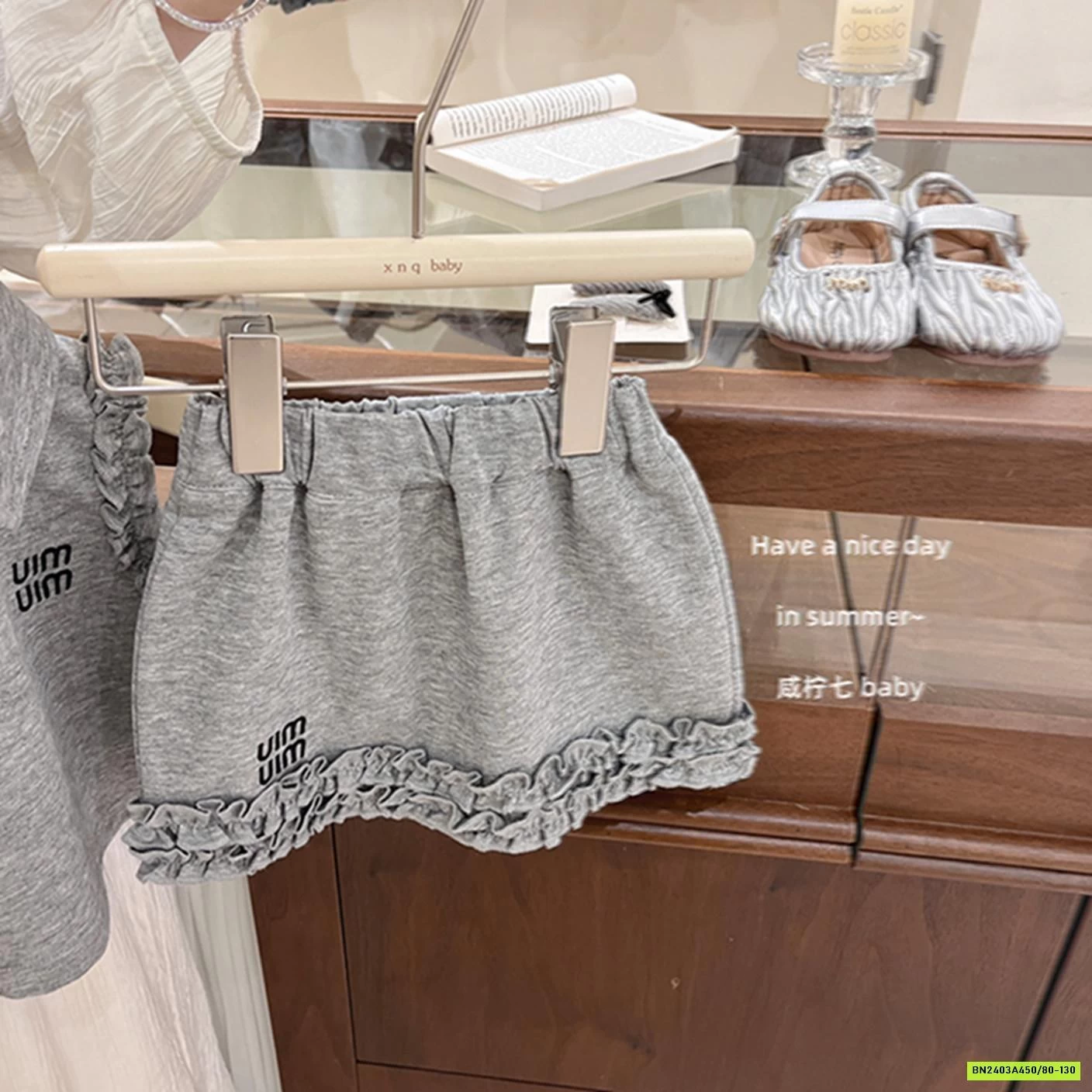 SÉT VÁY XÁM VIỀN BÈO TBABY