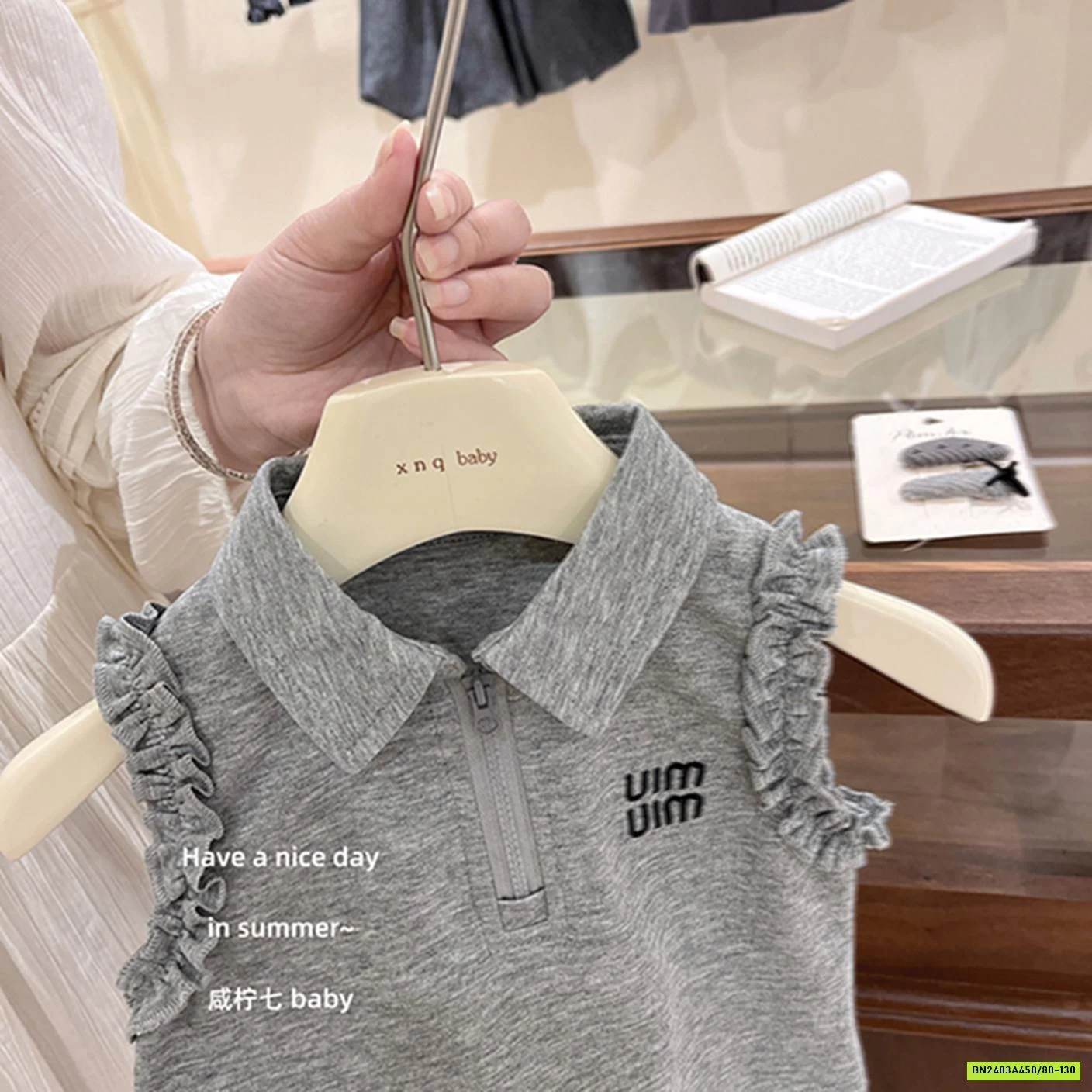 SÉT VÁY XÁM VIỀN BÈO TBABY