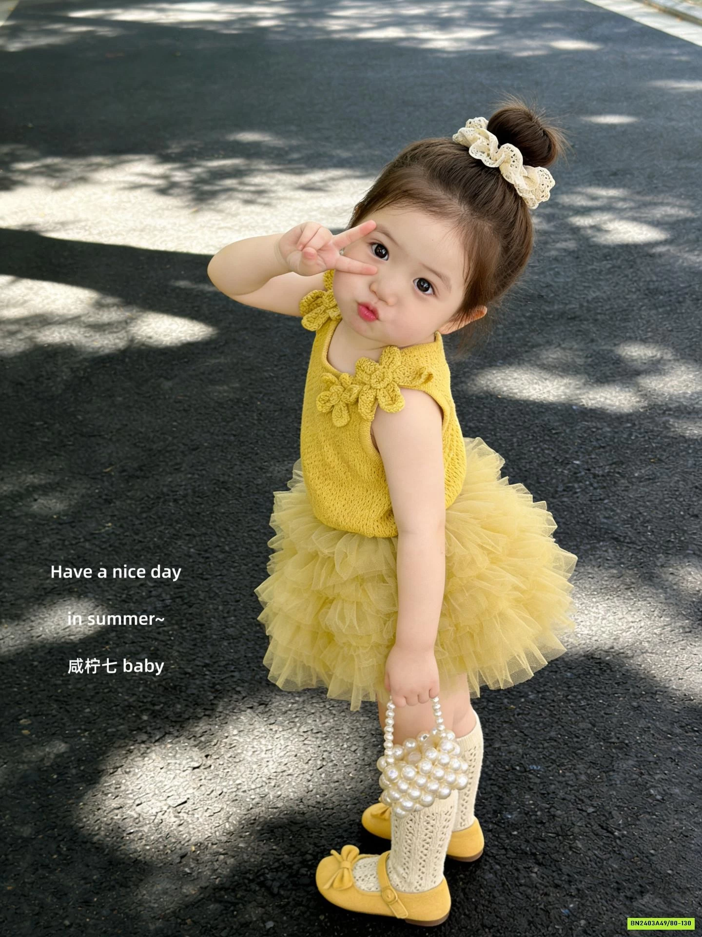 SÉT VÁY TUTU MONTOGHI VÀNG TBABY