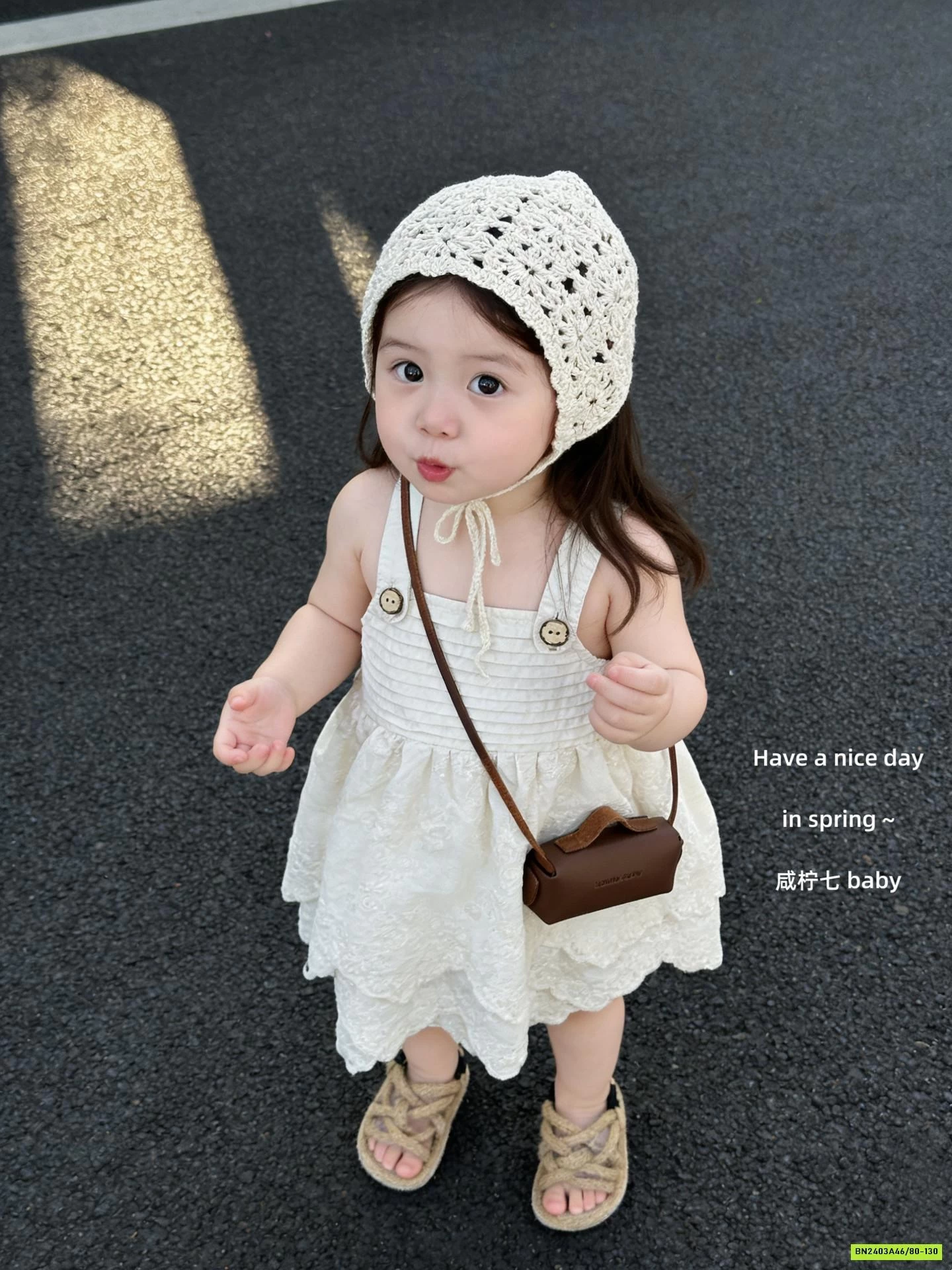 ĐẦM 2 DÂY MIX CARDIGAN TBABY