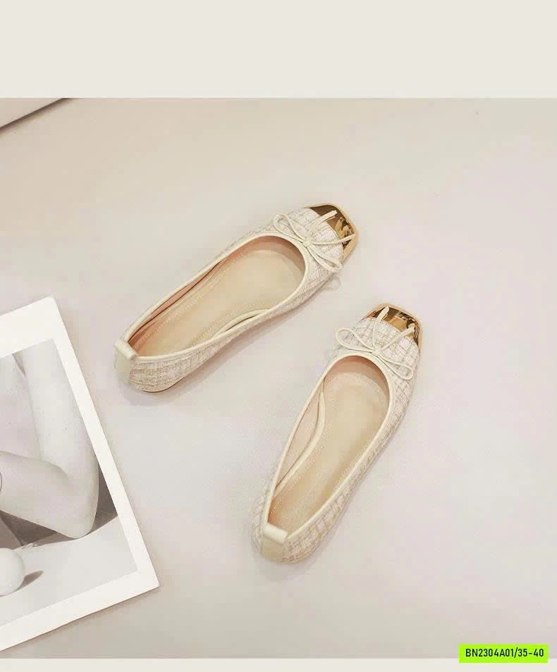 GIÀY BỆT TWEED SANG CHẢNH