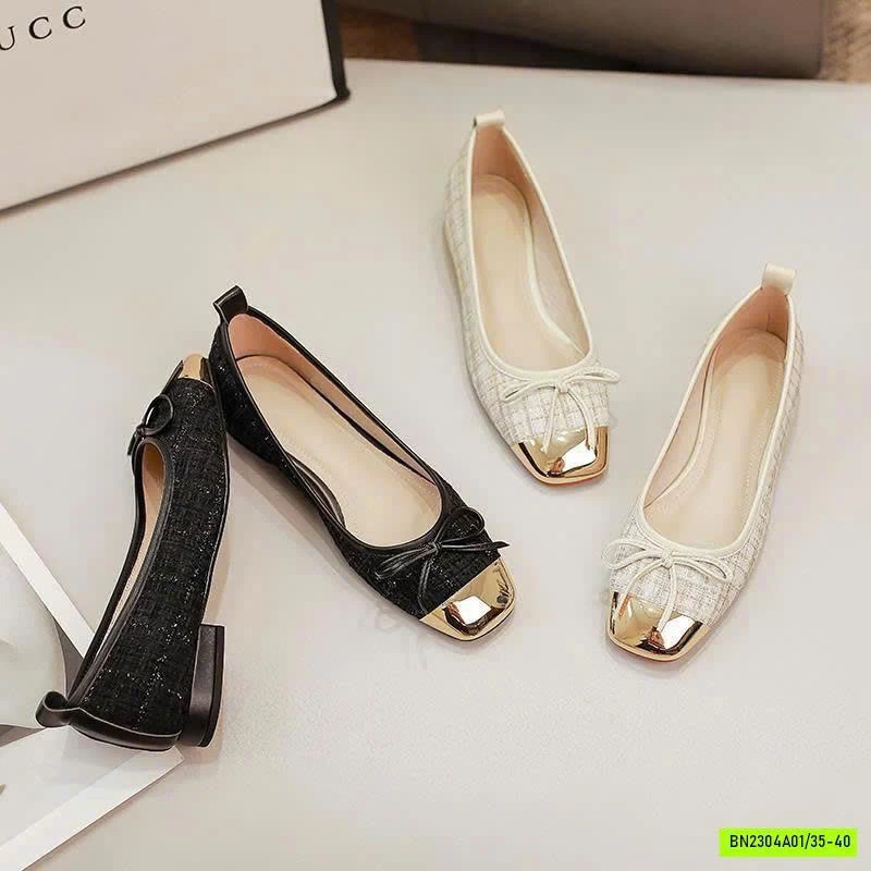 GIÀY BỆT TWEED SANG CHẢNH