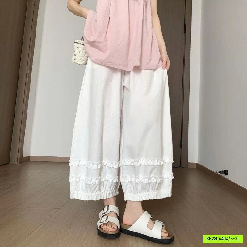 QUẦN BÍ ỐNG RỘNG VIỀN BÈO