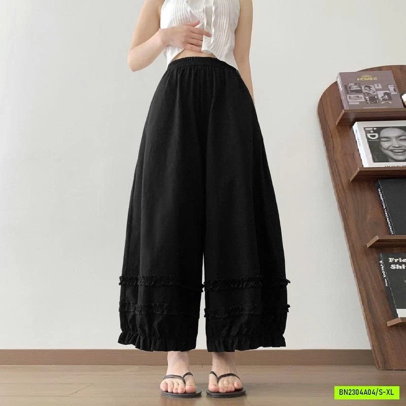 QUẦN BÍ ỐNG RỘNG VIỀN BÈO