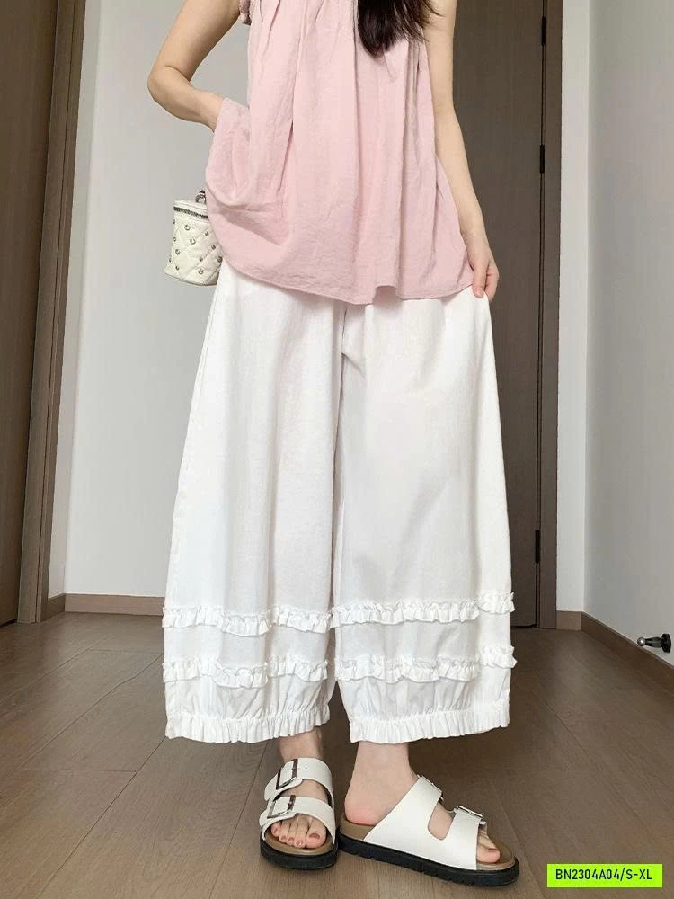 QUẦN BÍ ỐNG RỘNG VIỀN BÈO