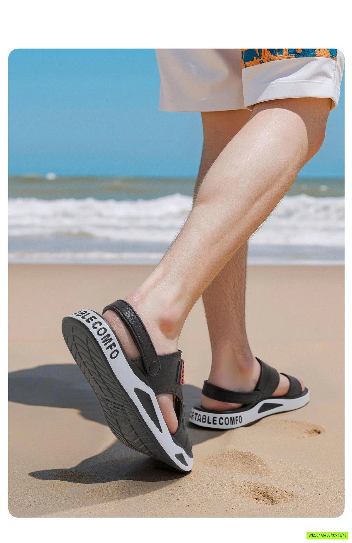 DÉP LÊ GIẢ SANDAL SIÊU NHẸ NAM