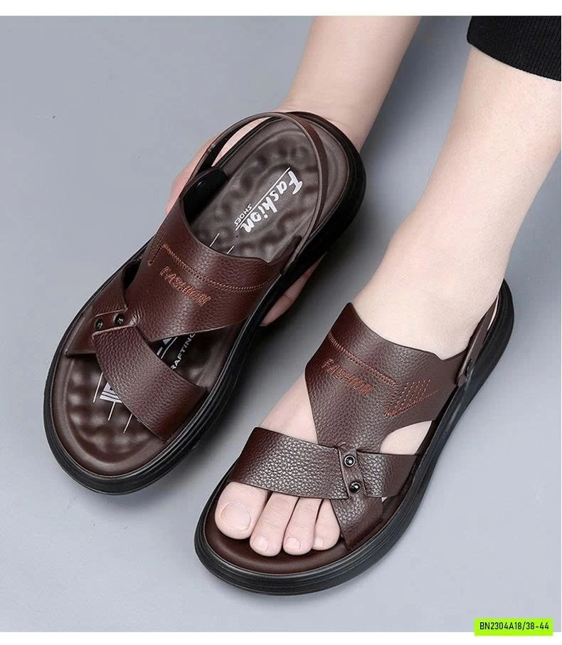 SANDAL DA BÒ CAO CẤP NAM