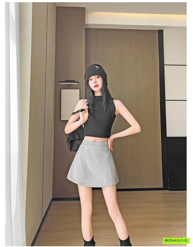 CHÂN VÁY COTTON CHỮ A