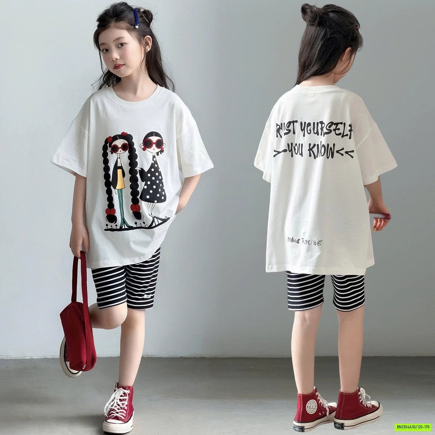 SÉT ÁO CÔ GÁI MIX LEGGING KẺ SZ ĐẠI