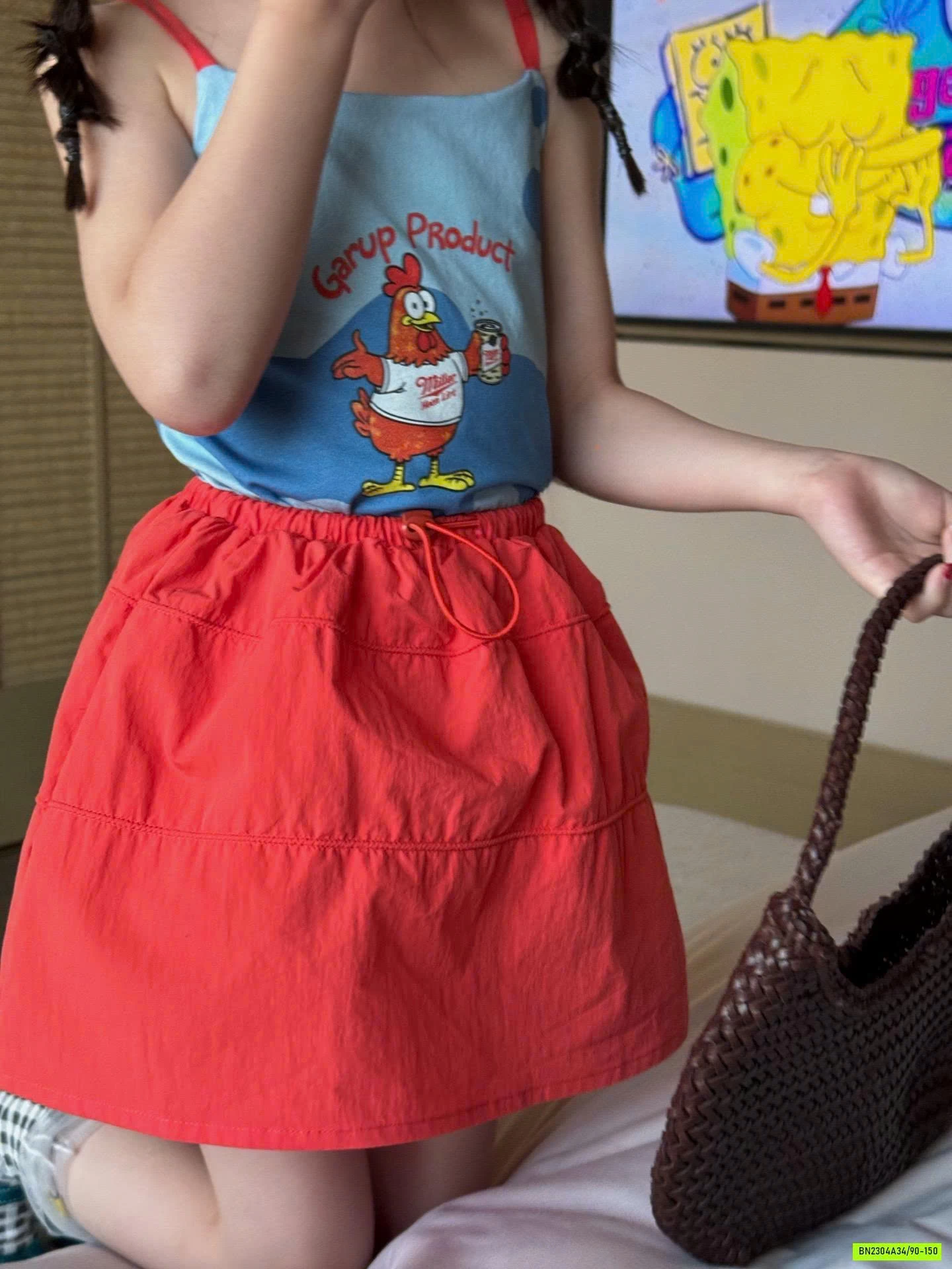 ÁO 2 DÂY GÀ CON MIX CV GIÓ