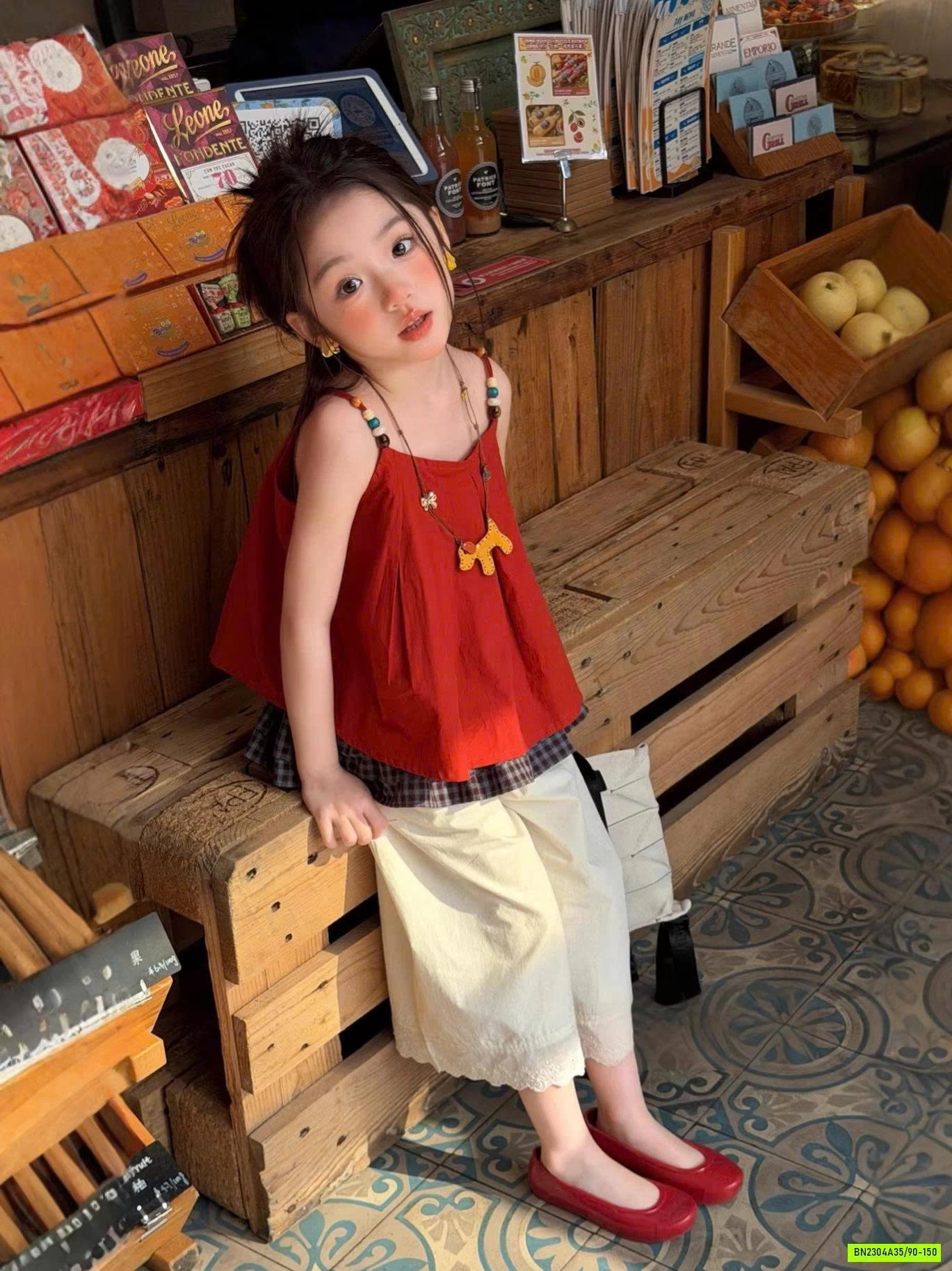 ÁO 2 DÂY MIX QUẦN SUÔNG BABYDOLL